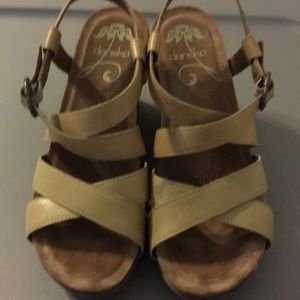 38 Tan Dansko sandals